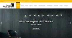 Desktop Screenshot of jameselectricals.com